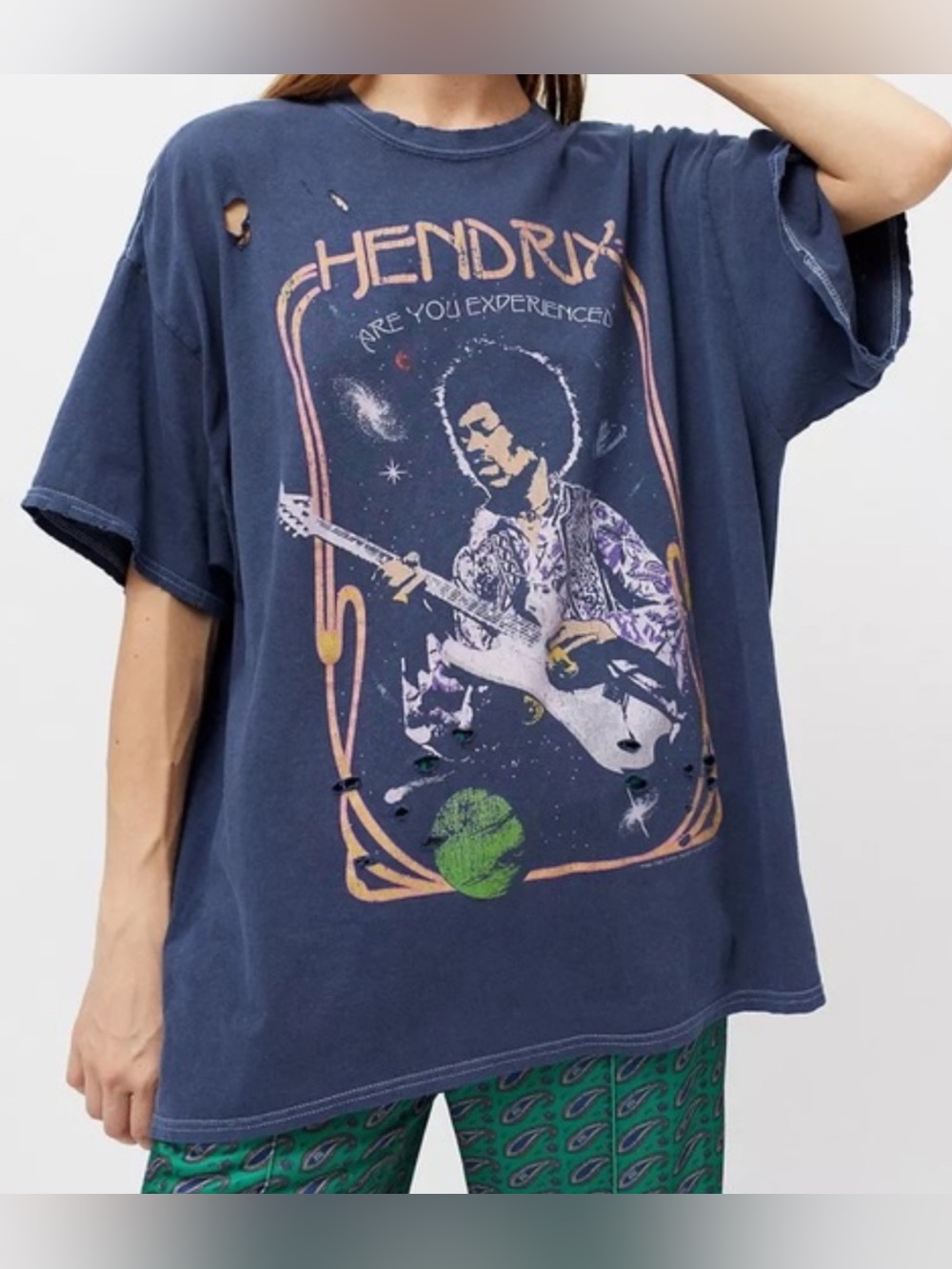 Jimi Hendrix Destructed Tee